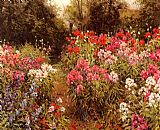 A Flower Garden by Louis Aston Knight